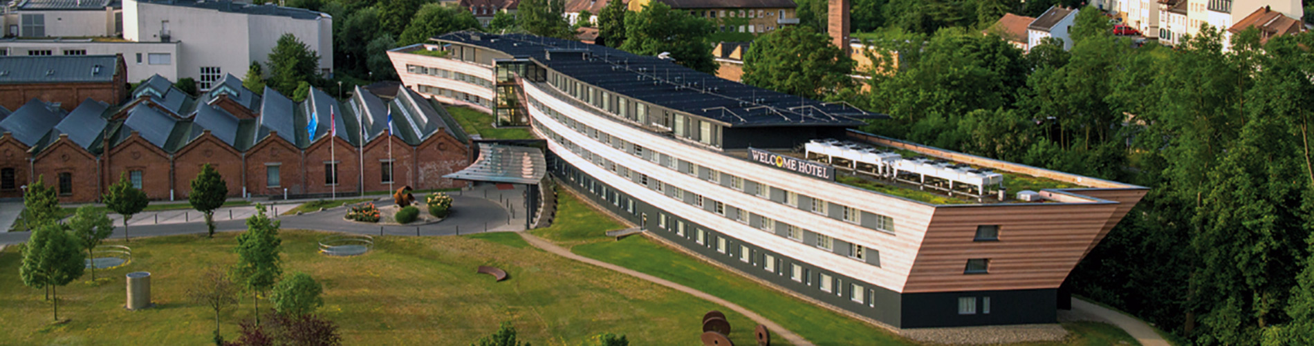 Welcome Hotel in Bamberg mit Tagungszentrum in einer liebevoll restaurierten Textilfabrik