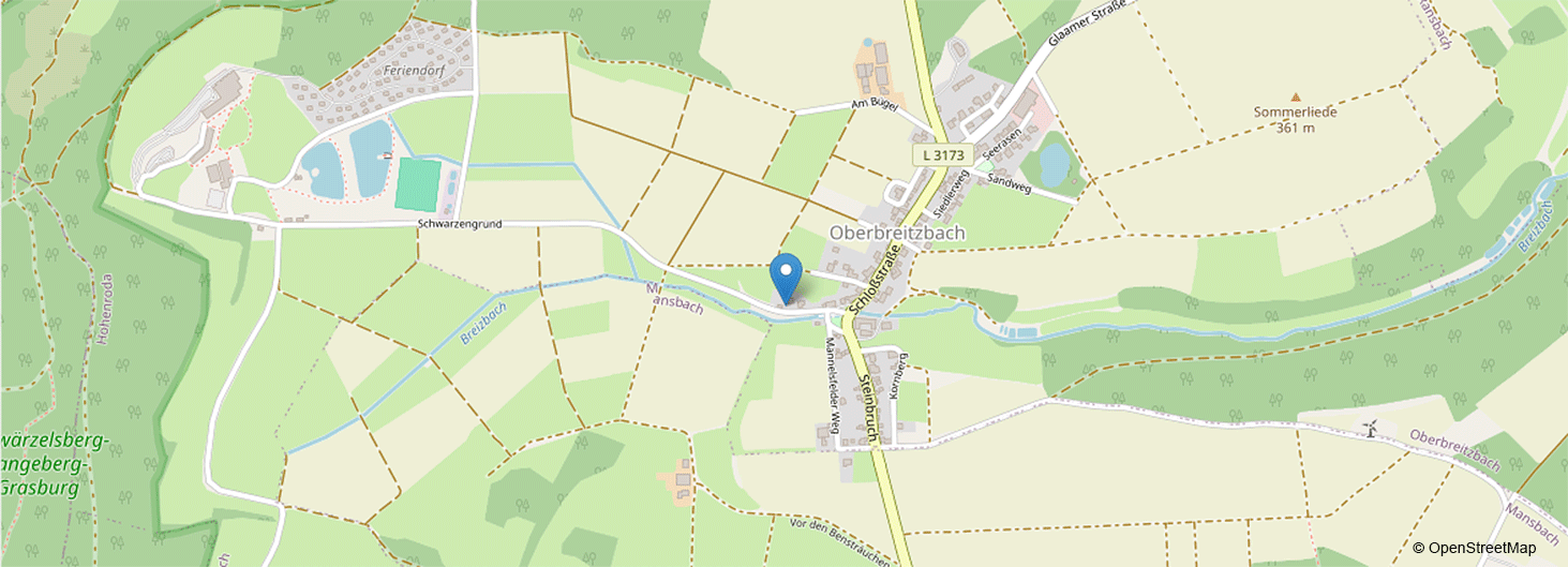 © OpenStreetMap: Anfahrt Hohenroda